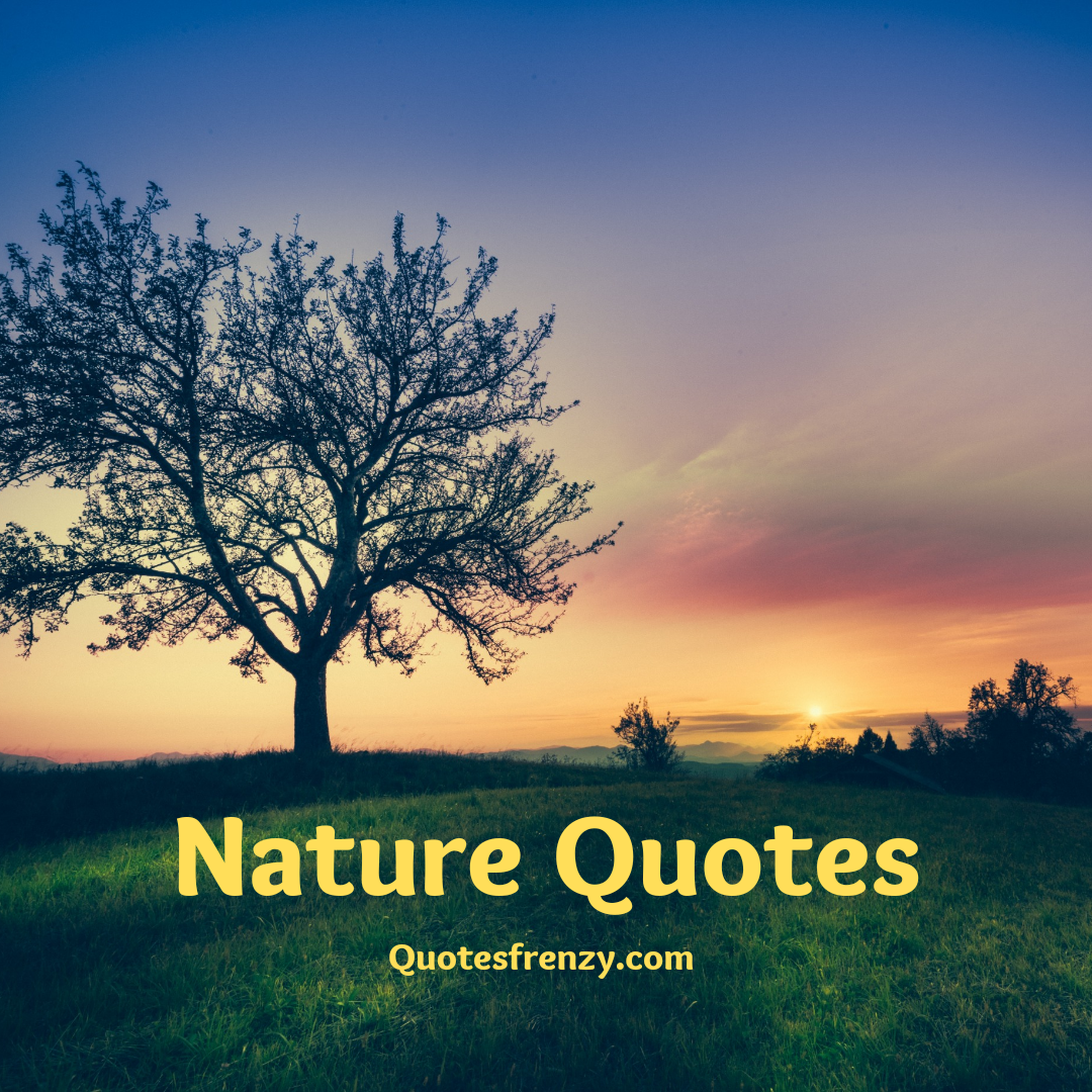 Quotes About Nature And Sayings – Quotes Sayings | Thousands Of Quotes ...
