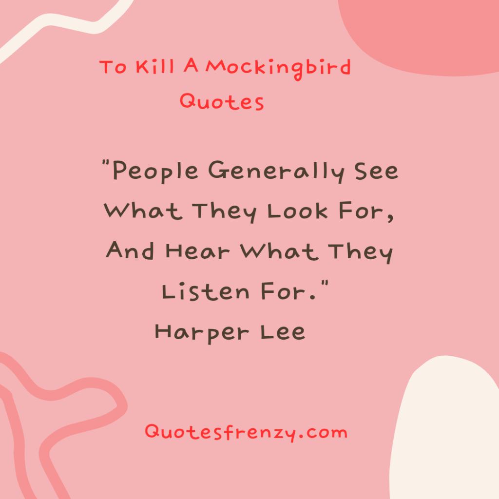 To Kill A Mockingbird Quotes And Sayings – Quotes Sayings | Thousands ...