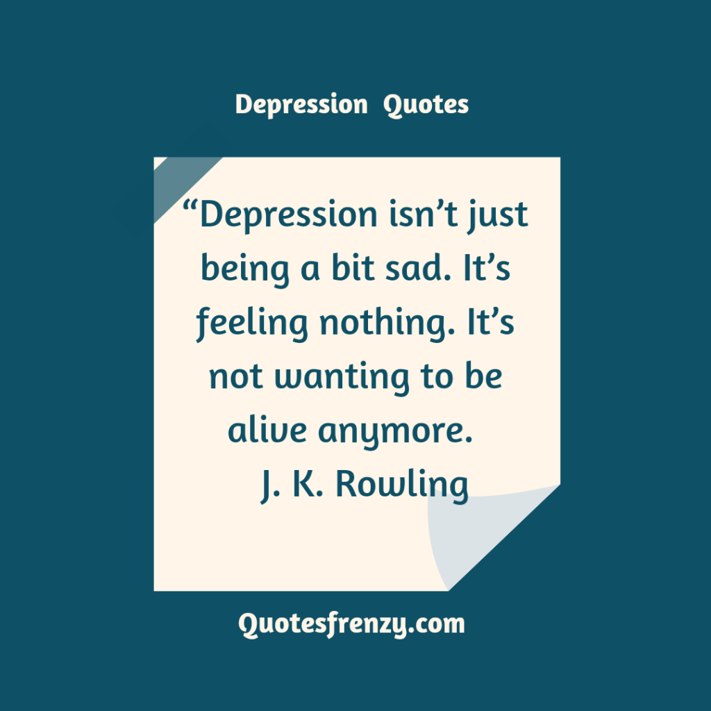 Quotes About Depression and Sayings – Quotes Sayings | Thousands Of ...